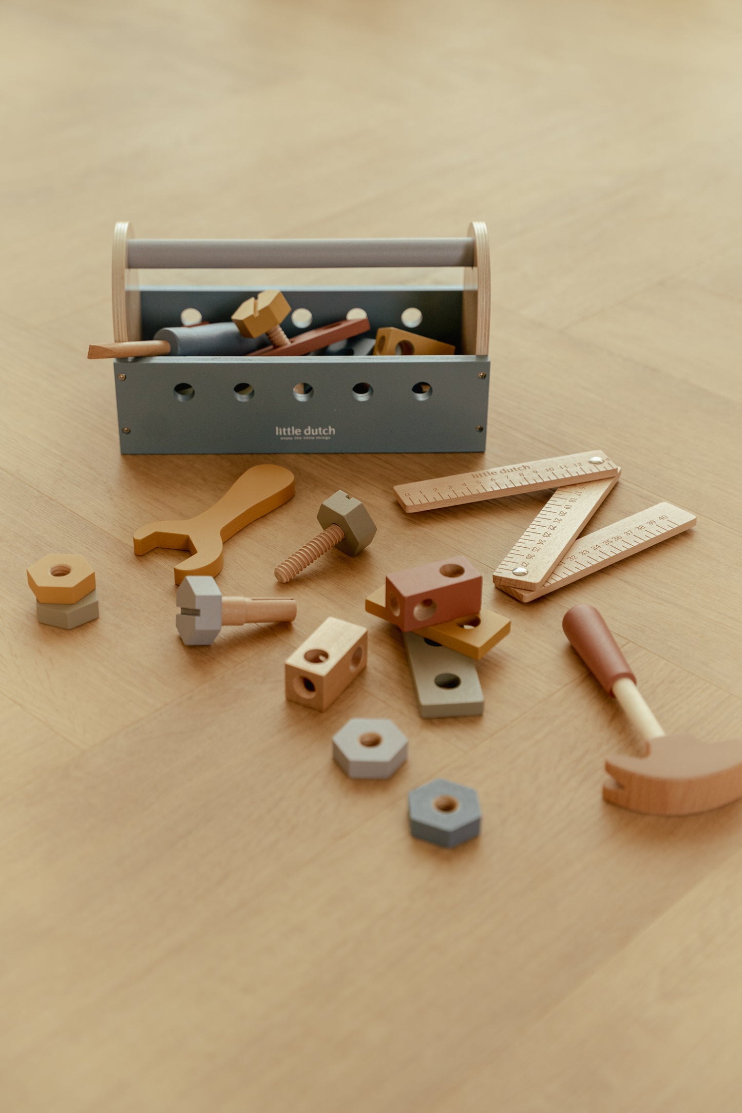 Boîte à outils en bois