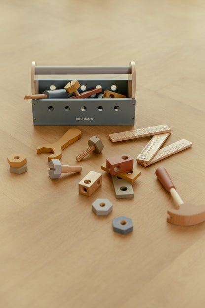 Boîte à outils en bois