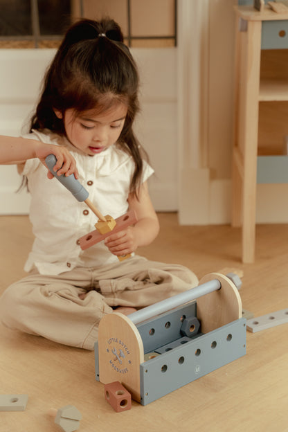 Boîte à outils en bois