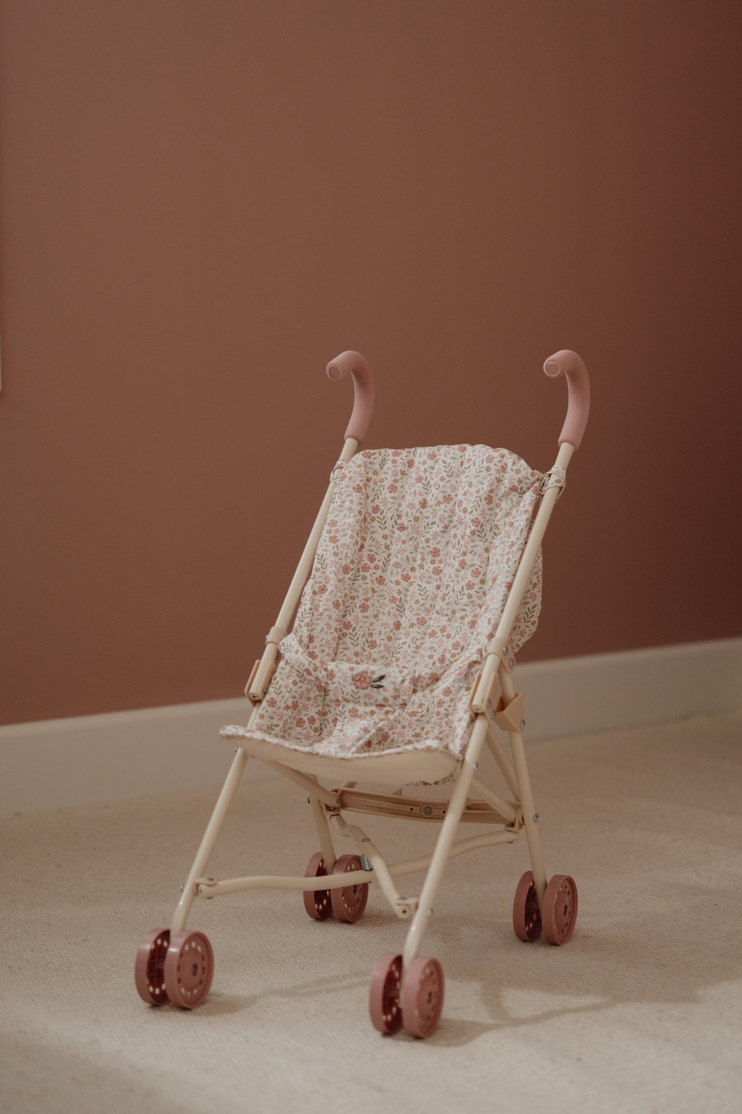 Poussette pour poupée - Fleuri