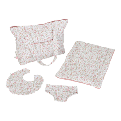 Sac à langer et accessoires pour poupée