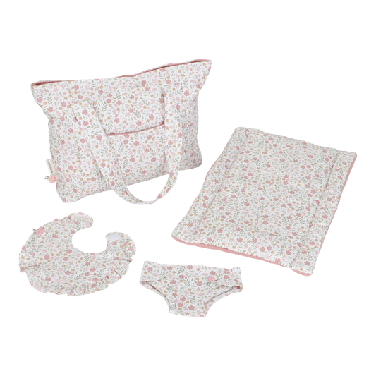 Sac à langer et accessoires pour poupée