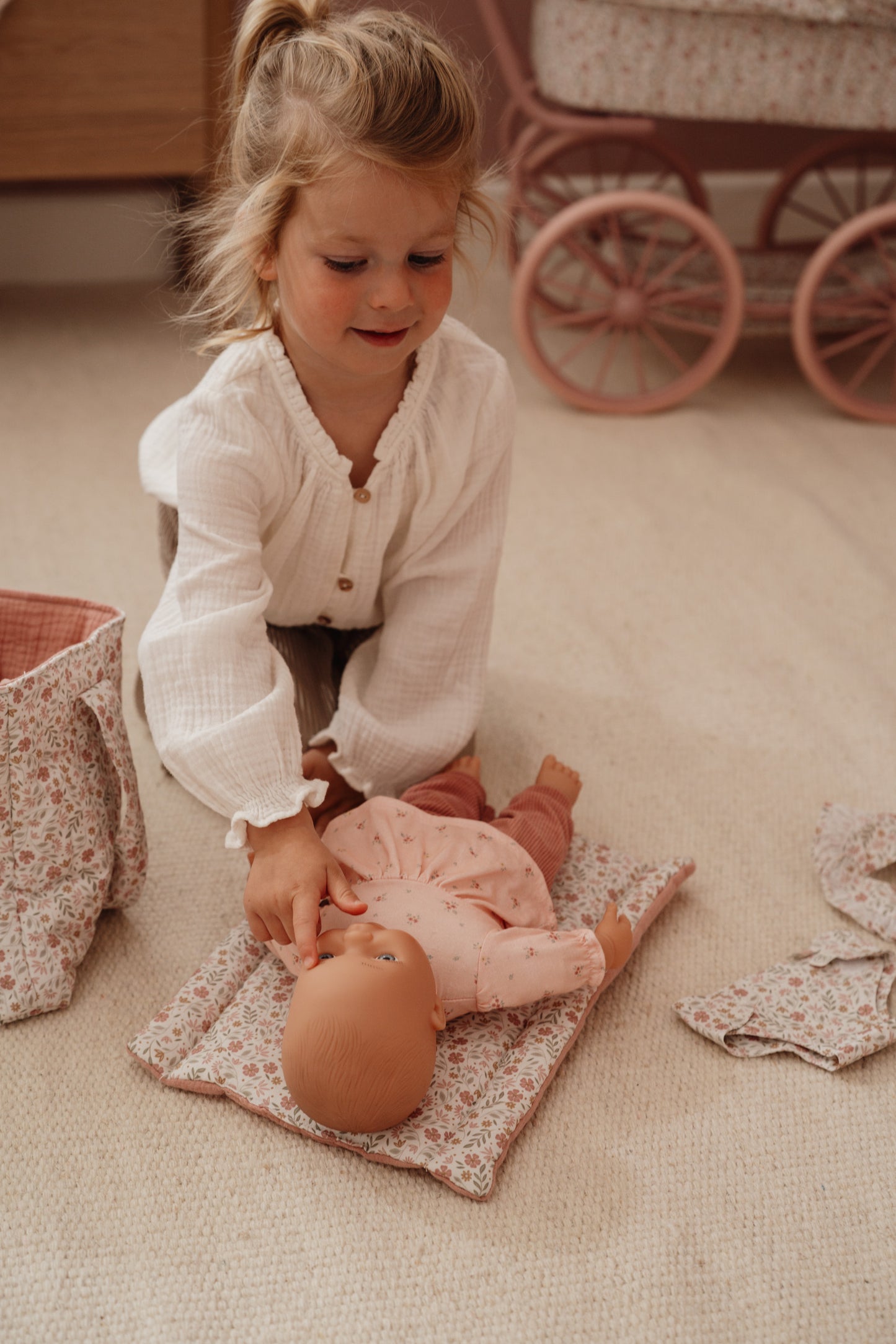 Sac à langer et accessoires pour poupée