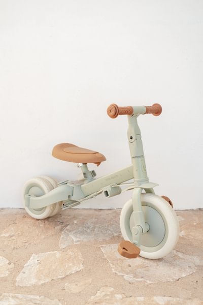 Tricycle évolutif 4 en 1 - Sauge ( Précommande )