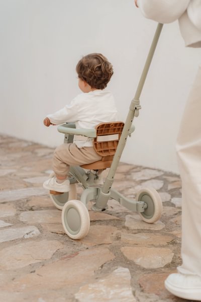 Tricycle évolutif 4 en 1 - Sauge ( Précommande )