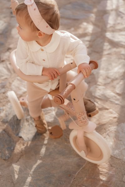 Tricycle évolutif 4 en 1 - Rose ( Précommande )