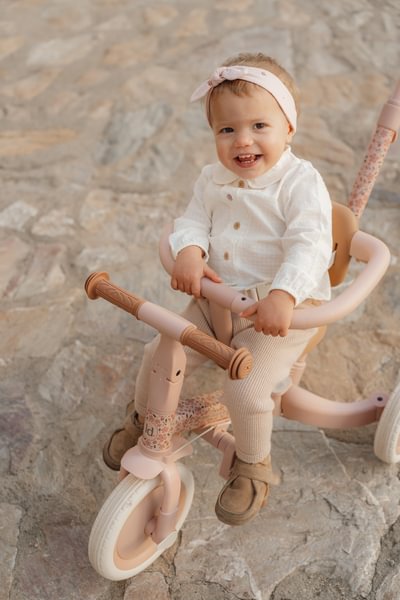 Tricycle évolutif 4 en 1 - Rose ( Précommande )