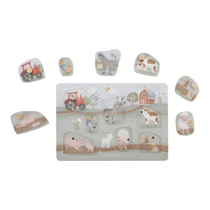 Puzzle sonore en bois - Little Farm