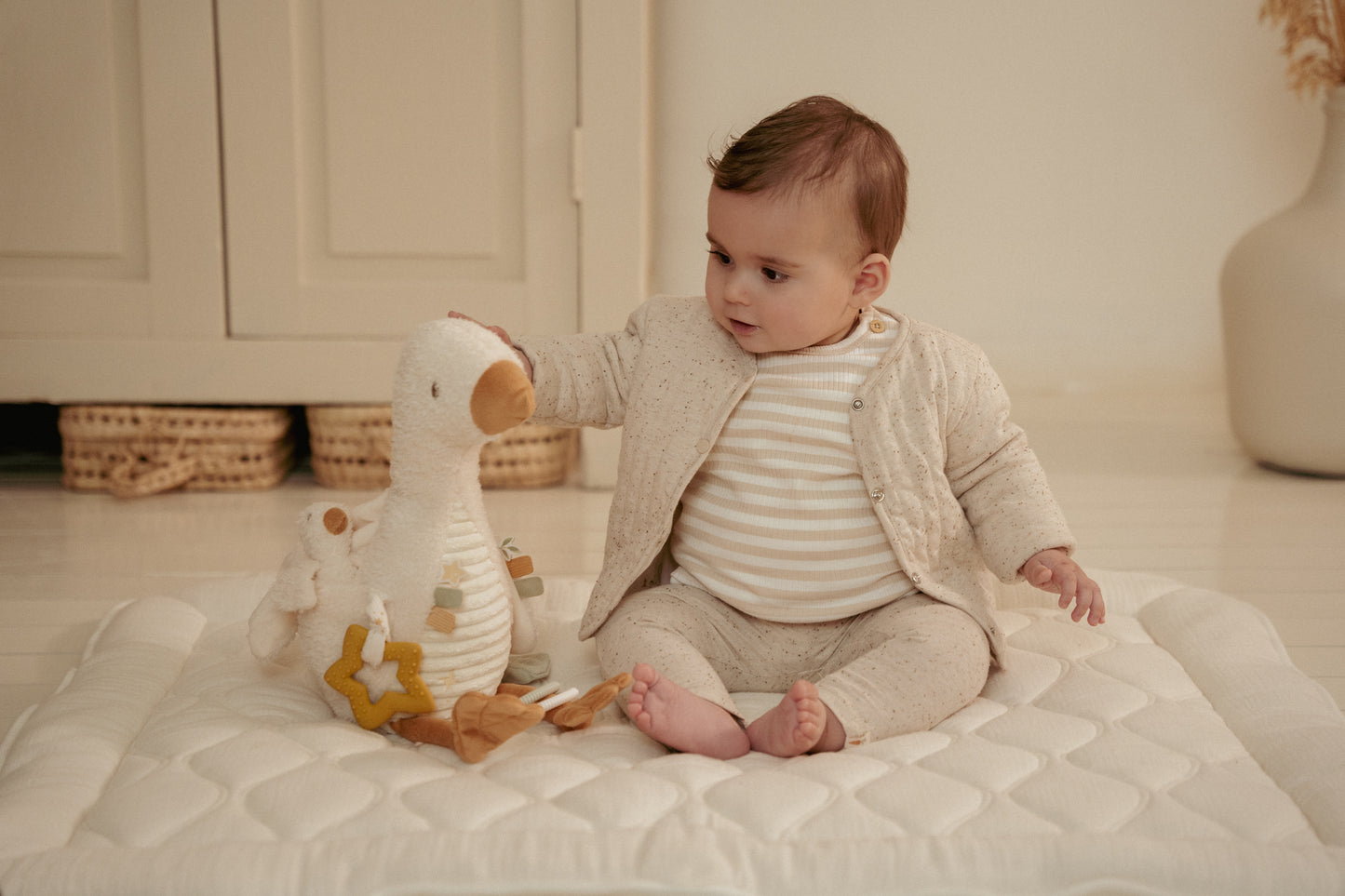 Peluche d'activités Oie - Newborn Naturals