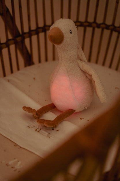 Peluche musicale et lumineuse Oie - Newborn Naturals ( PRÉCOMMANDE !!! )