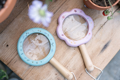 Loupe en bois Rose - Fairy Garden