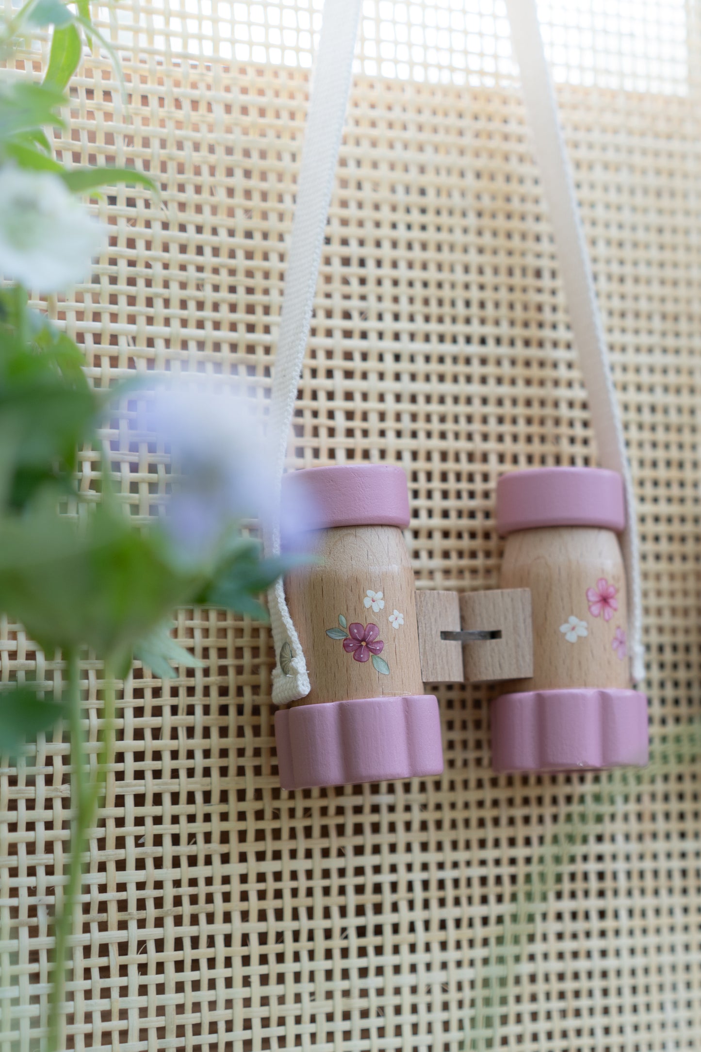 Jumelles en bois Rose - Fairy Garden