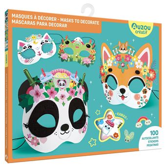 Masques à décorer - Kawaii