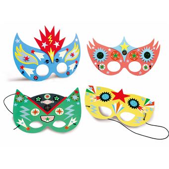 Masques à décorer - Super-Héros