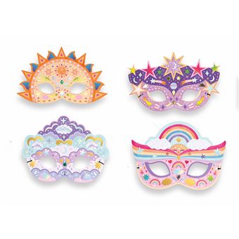 Masques à décorer - Céleste
