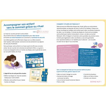 Livre autocollant - Mon rituel du dodo