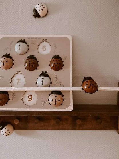Puzzle en bois – Coccinelles à compter