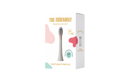 Lot de 2 brosses de rechange pour brosse à dents électrique