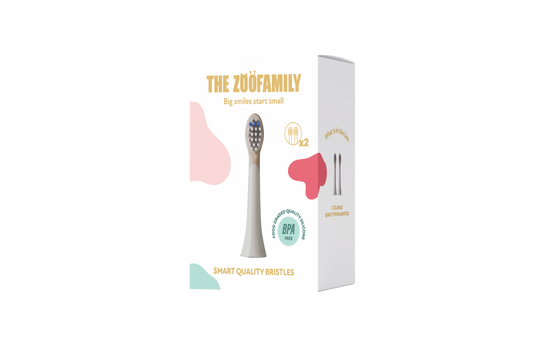 Lot de 2 brosses de rechange pour brosse à dents électrique