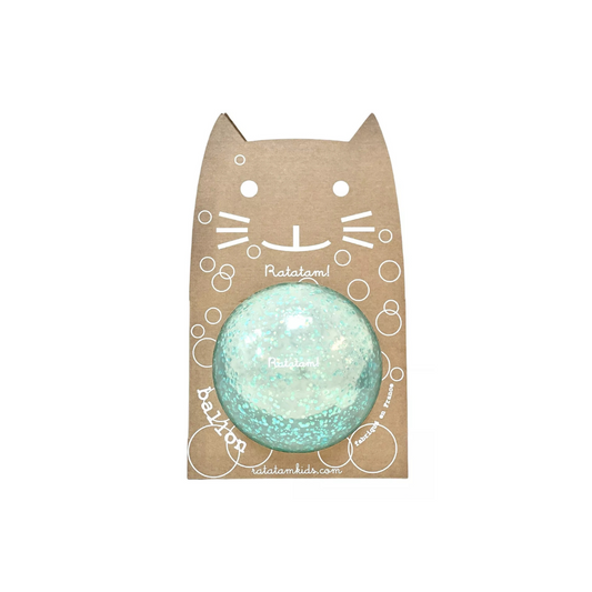 Ballon Pailleté - Bleu - 15 cm