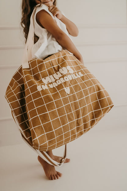 Sac cabas XL - Square - Minus en vadrouille