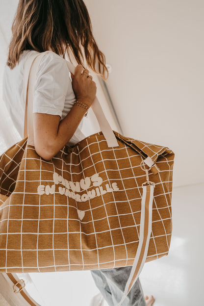 Sac cabas XL - Square - Minus en vadrouille