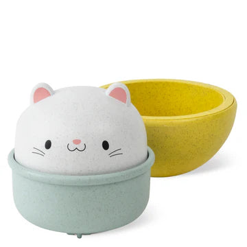 Jouet 2 en 1 - Culbuto & Véhicule à friction - Chat