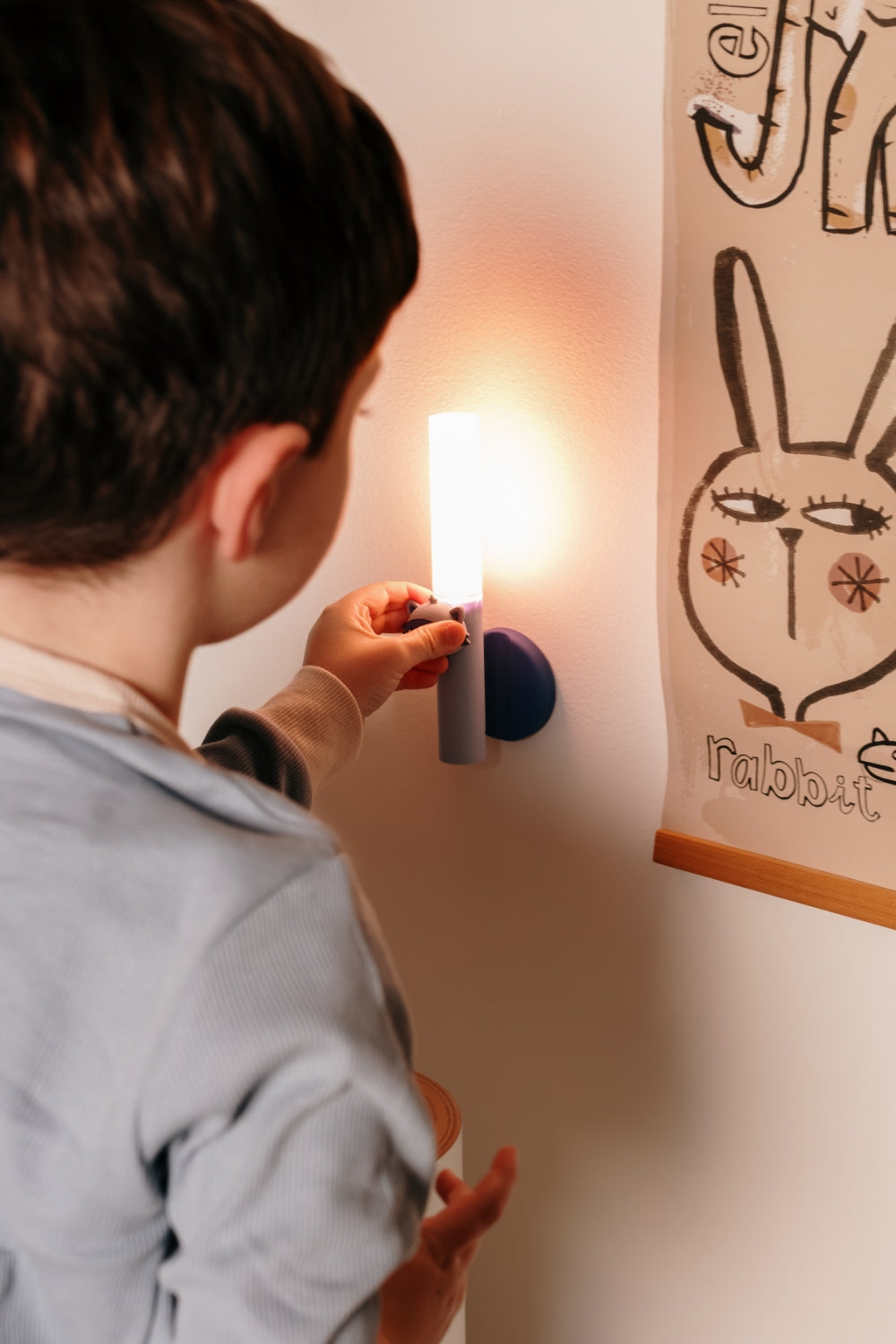Lampe veilleuse nomade - Raton laveur