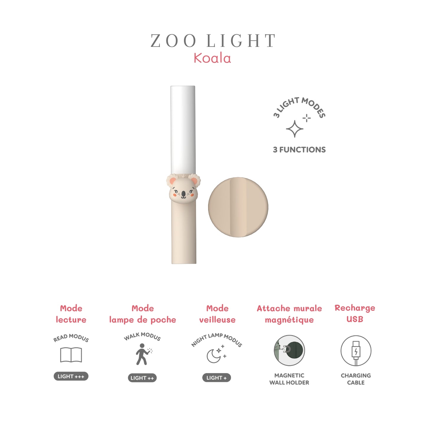 Lampe veilleuse nomade - Koala