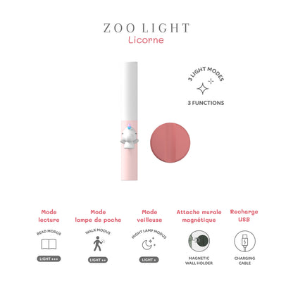 Lampe veilleuse nomade - Licorne