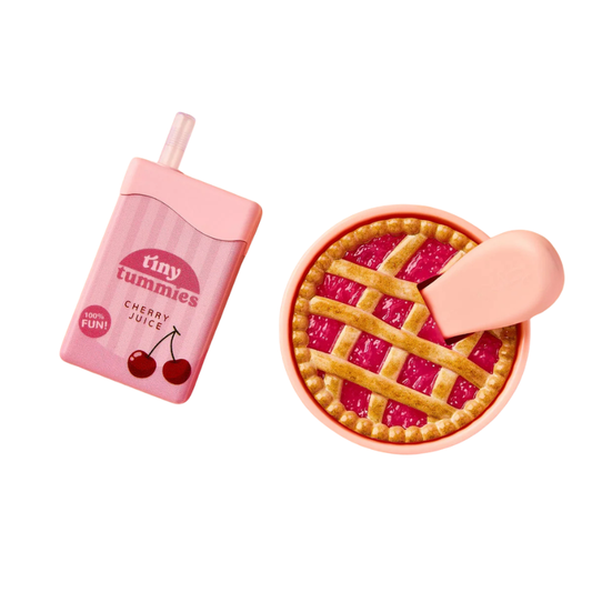 Coffret repas magique pour poupée - Tarte aux cerises & Jus de cerise