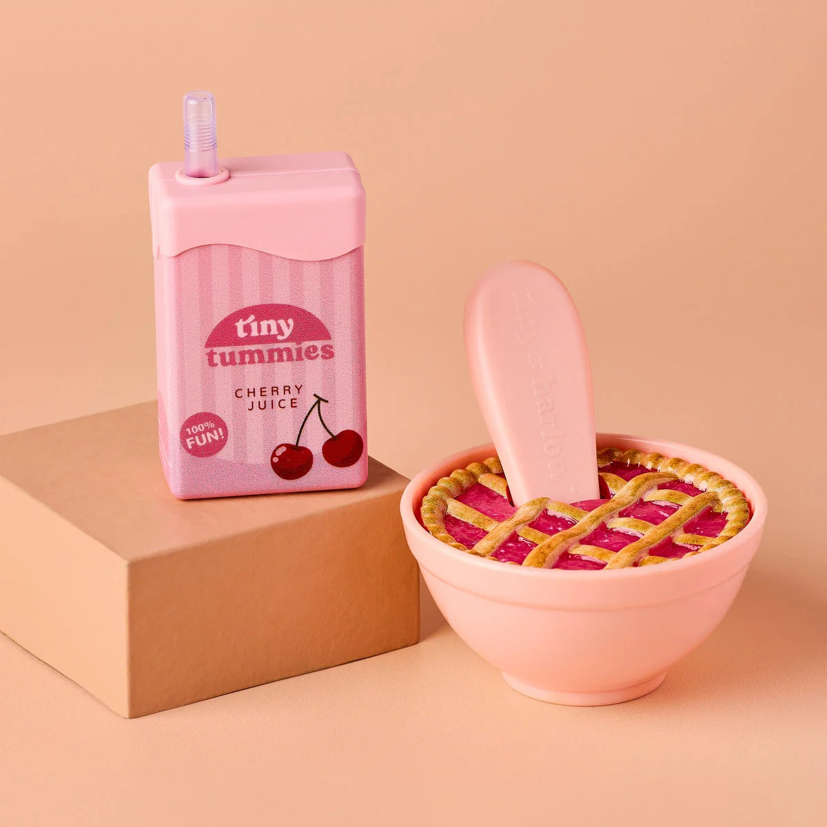 Coffret repas magique pour poupée - Tarte aux cerises & Jus de cerise