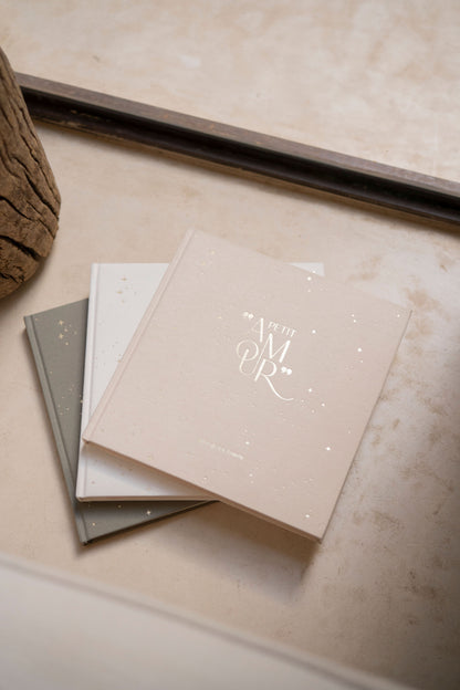 Livre de naissance - Petit Amour - Beige