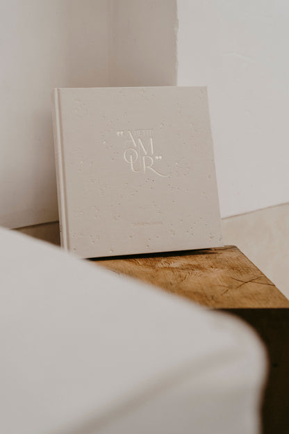 Livre de naissance - Petit Amour - Beige