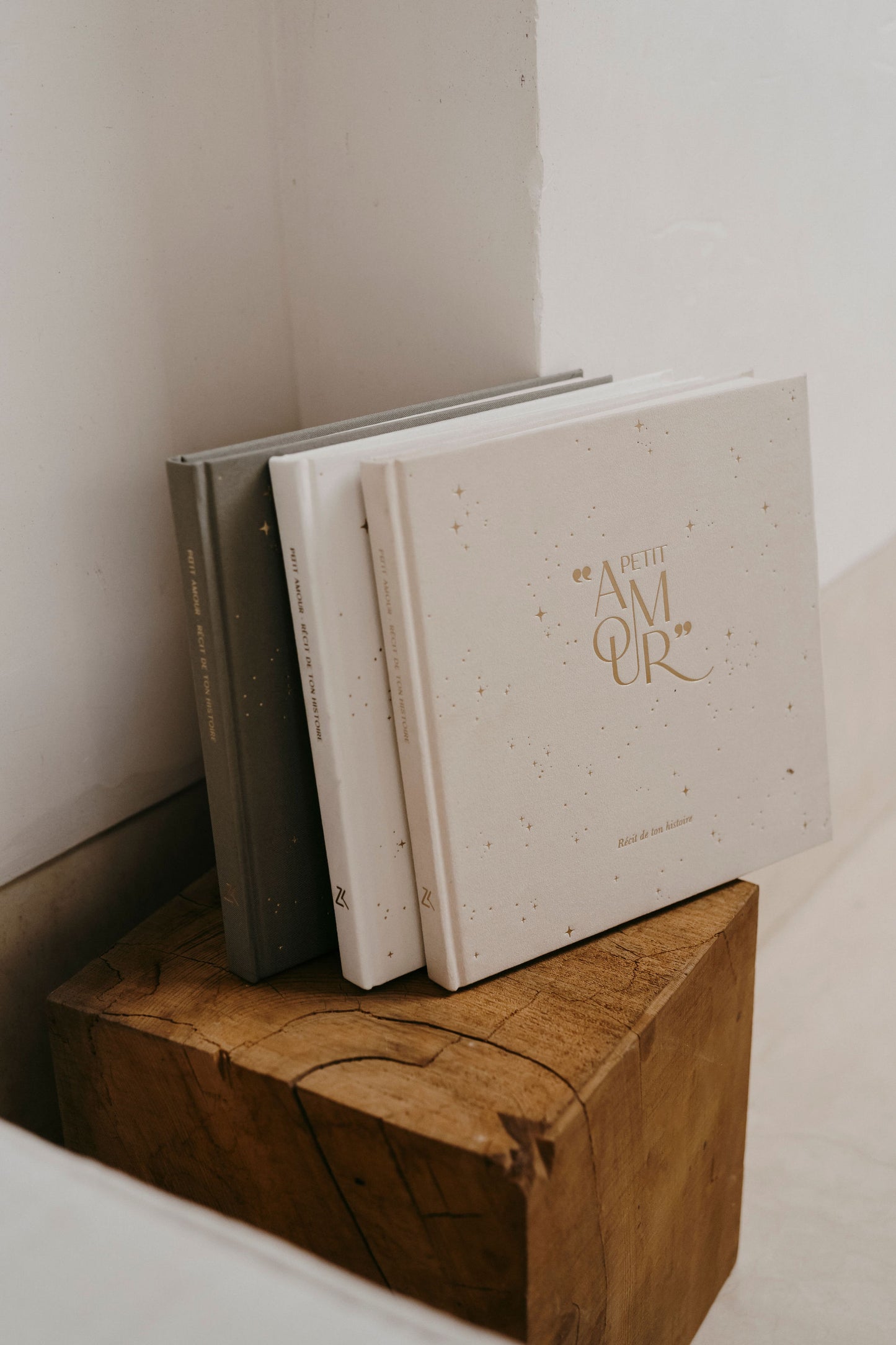 Livre de naissance - Petit Amour - Beige