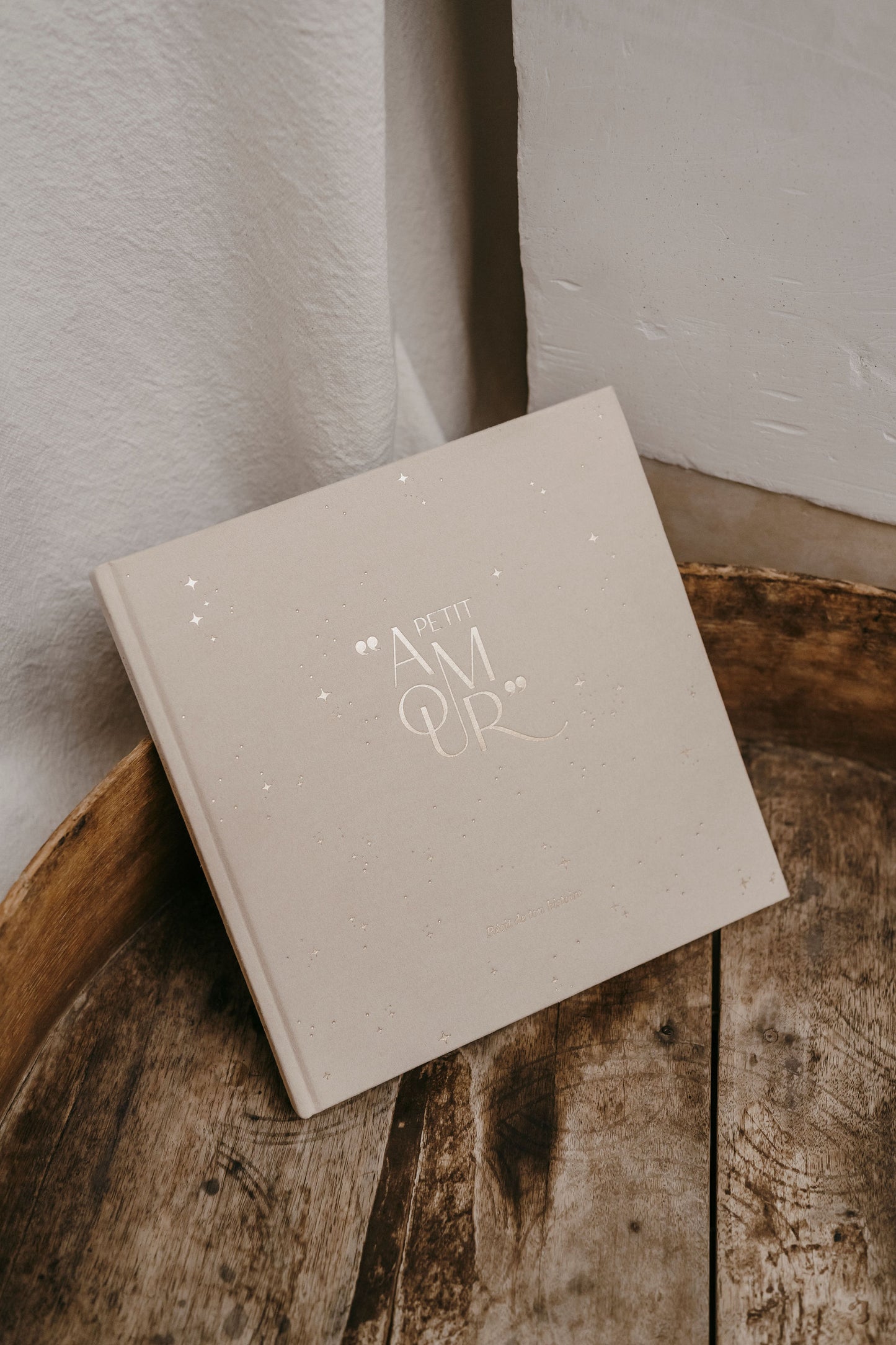Livre de naissance - Petit Amour - Beige