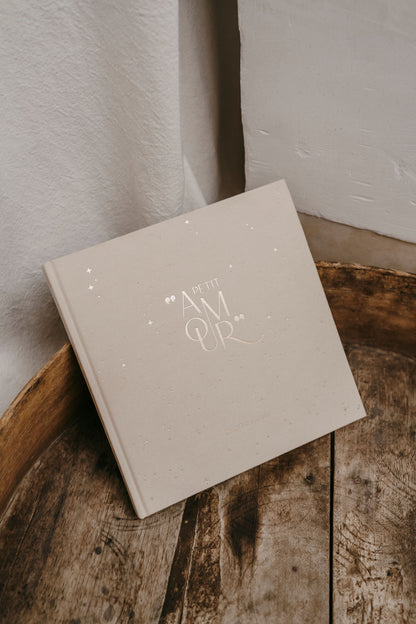 Livre de naissance - Petit Amour - Beige