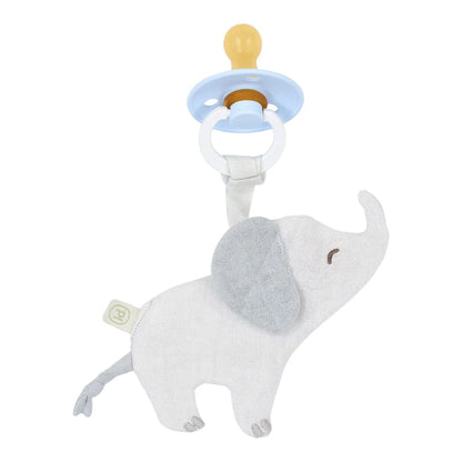 Doudou attache-tétine - Éléphant - Safari Friends
