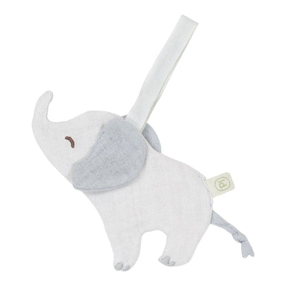 Doudou attache-tétine - Éléphant - Safari Friends