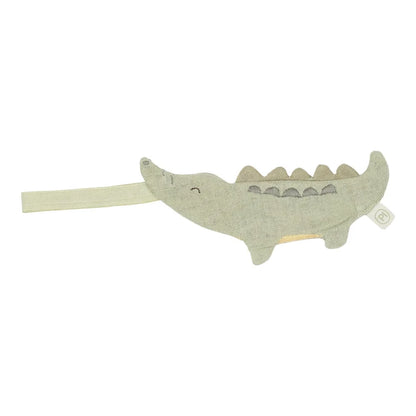 Doudou attache-tétine - Crocodile - Safari Friends