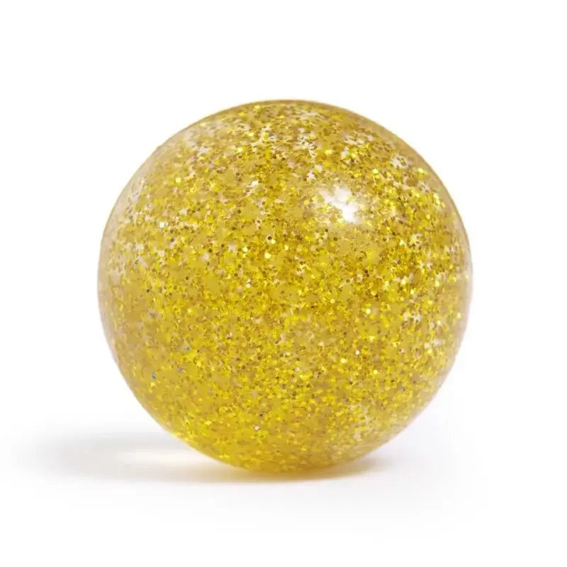 Balle rebondissante à paillettes - Or