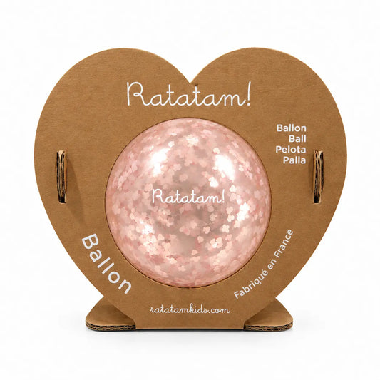 Ballon Mini Coeur - 10 cm - Rosa