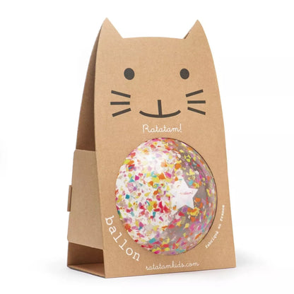 Ballon Confettis – Mutlicolore – 22 cm