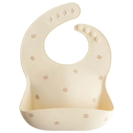 Bavoir en silicone – Bretzel