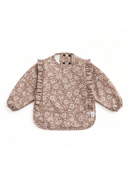 Bavoir à Manches Imperméable - Vintage Bloom