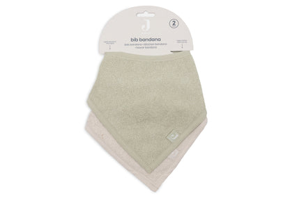 Bavoir bandana - Sand / Soft Matcha