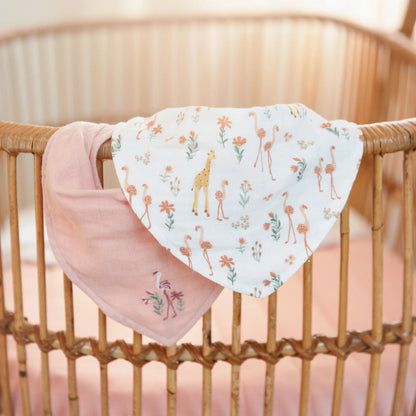 Bavoir bandana - Lot de 2 - Blooming Safari