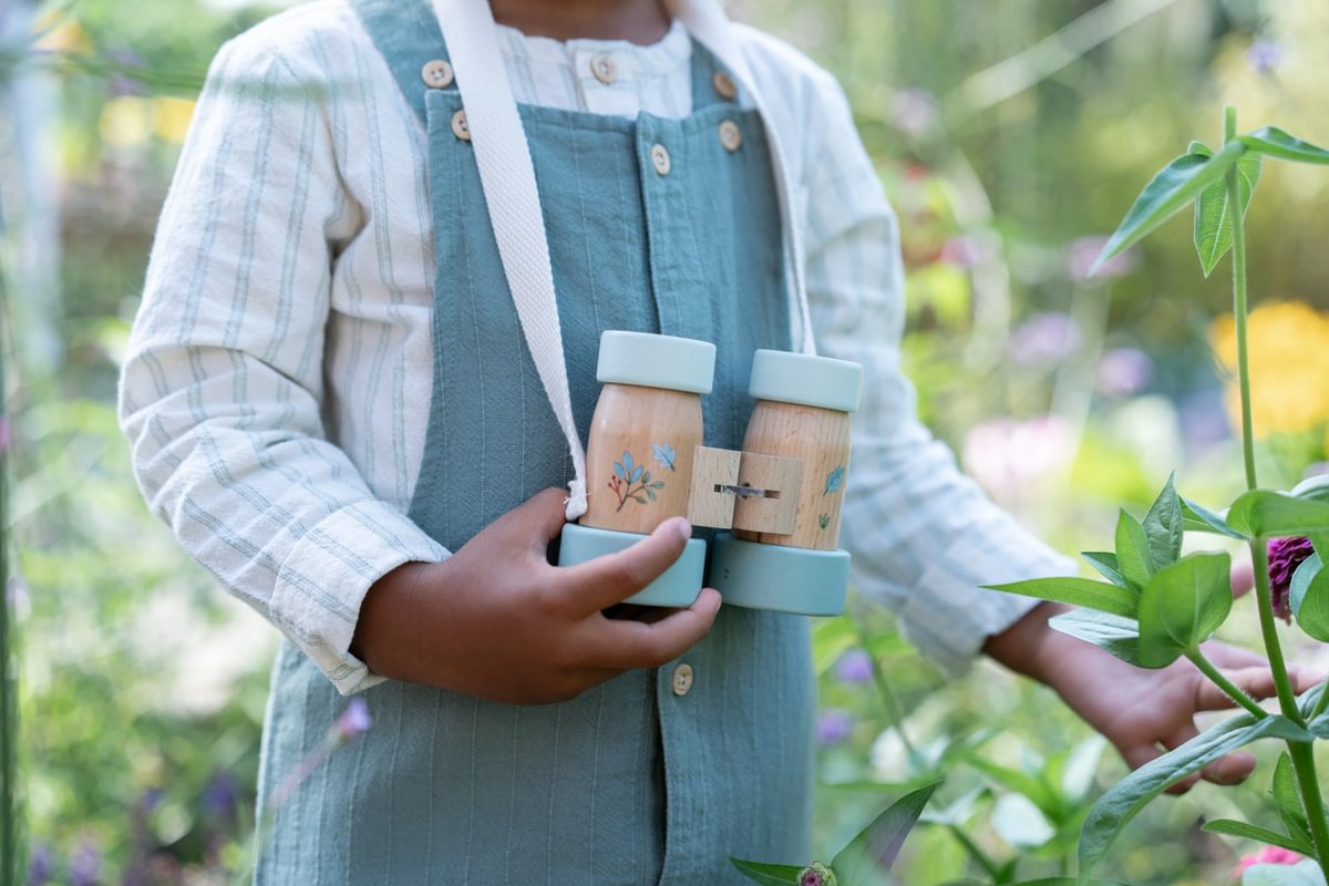 Jumelles en bois Bleu - Forest Friends