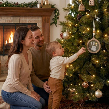 Boule de Noël empreinte – Transparente, vue 4