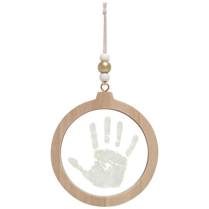 Boule de Noël empreinte – Transparente